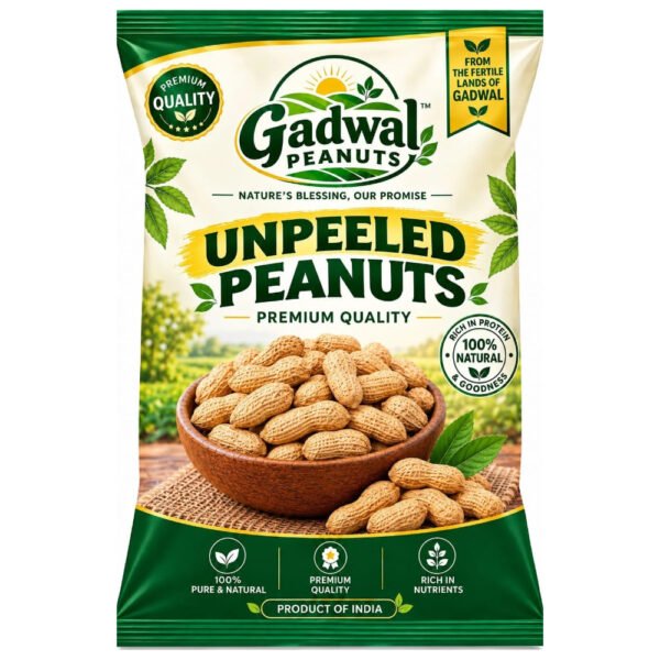 Gadwal Premium Unpeeled Peanuts